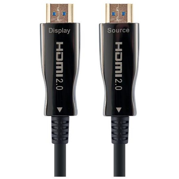 Hamlet Cavo Video Attivo Hdmi 2.0 4K 60HZ Ibrido Rame/Fibra Ottica 10 Metri XVCHDM-AOM10-image