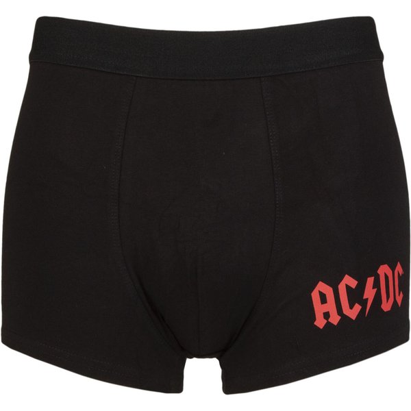 SOCKSHOP Music Collection 1 Pack AC/DC Boxer Shorts Black Large