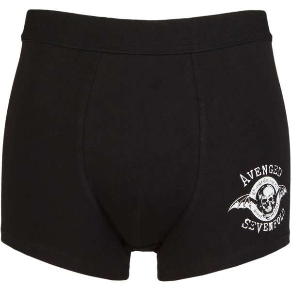 SOCKSHOP Music Collection 1 Pack Avenged Sevenfold Boxer Shorts Black XX-Large