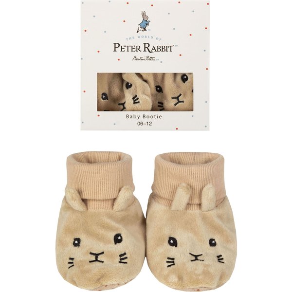 Babies and Toddler 1 Pair Beatrix Potter Peter Rabbit Gift Boxed Baby Bootie Slipper Socks Multi Newborn