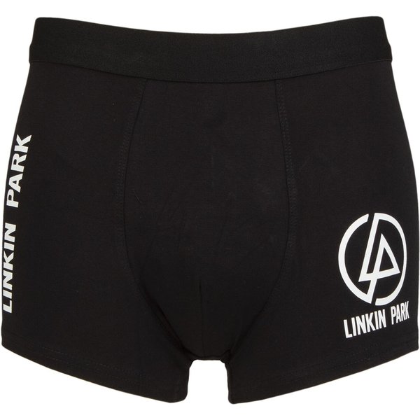 SOCKSHOP Music Collection 1 Pack Linkin Park Boxer Shorts Black Medium