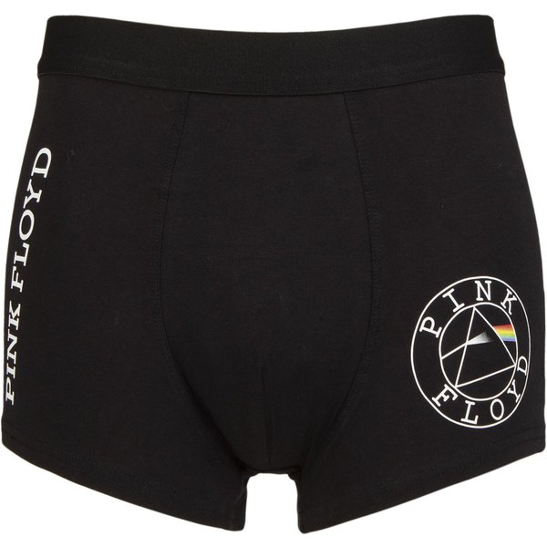 SOCKSHOP Music Collection 1 Pack Pink Floyd Boxer Shorts Black Small