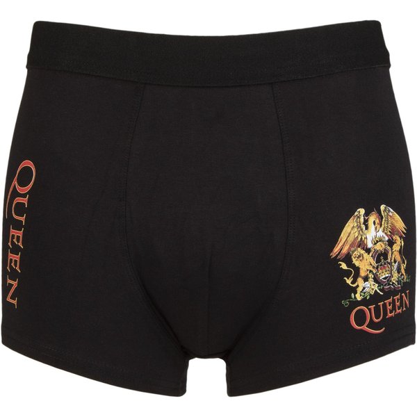 SOCKSHOP Music Collection 1 Pack Queen Boxer Shorts Black Small