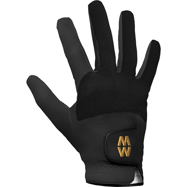 1 Pair Black MacWet Short Mesh Sports Gloves Unisex 11.5 Unisex - Macwet