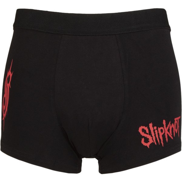 SOCKSHOP Music Collection 1 Pack Slipknot Boxer Shorts Black XX-Large