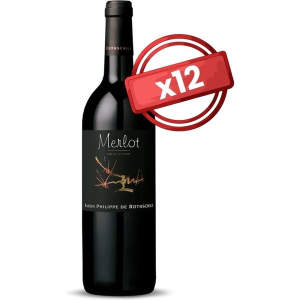 Merlot Baron Philippe de Rothschild 2024 - 12 Flaschen