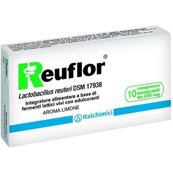 Reuflor 10 Compresse Masticabili Aroma Limone-image