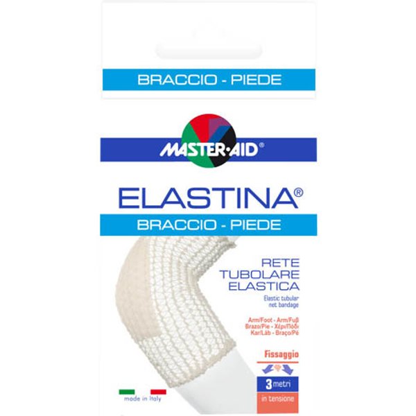 Rete Tubolare Elastica Ipoallergenica Master-Aid Elastina Braccio/Piede 3 Mt In Tensione Calibro 4 Cm-image