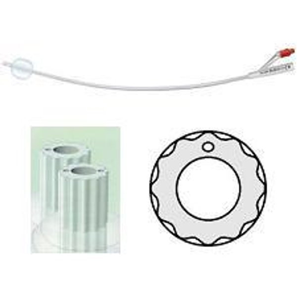 Catetere Vescicale Profilcath Plus In Silicone Scanalato 2 Vie Ch14 31Cm 1 Pezzo-image