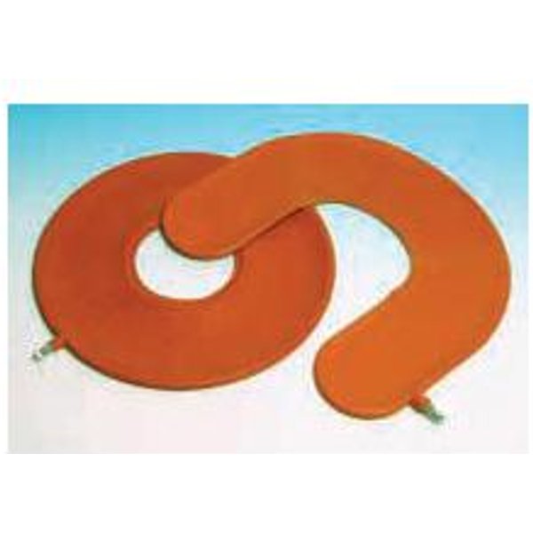 Cuscino Antidecubito Pneumatico In Gomma Rossa. Larghezza Della Ciambella 45Cm-image