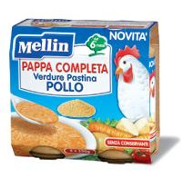Mellin Pappa Completa Pollo 250 G 2 Pezzi-image