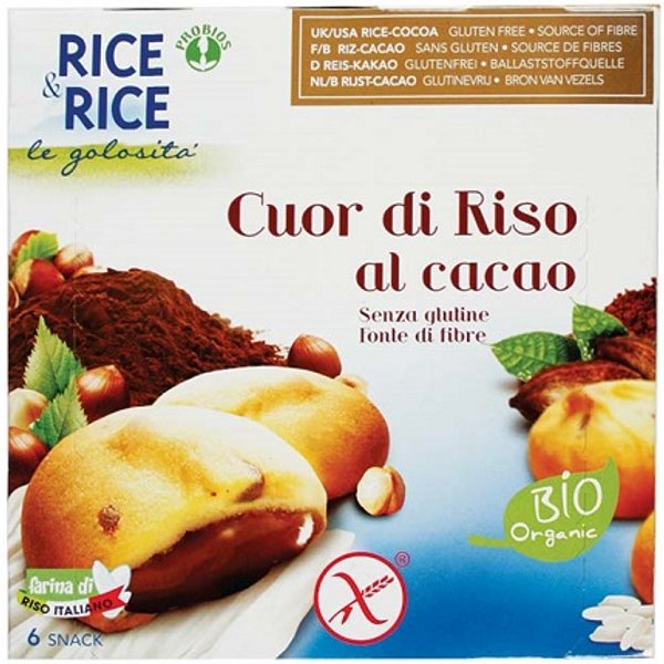 Rice&Rice Cuor Di Riso Al Cacao 6 X 33 G-image