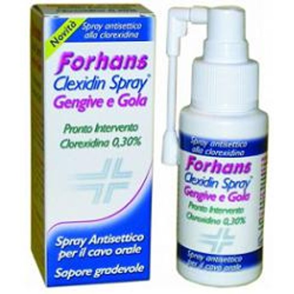Collutorio Spray Con Clorexidina Forhans Clexidin 50Ml-image
