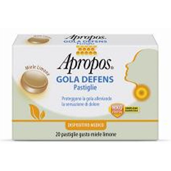 Apropos Gola Defens Pastiglie Miele/Limone 20 Pastiglie-image