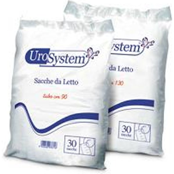 Sacca Di Drenaggio Da Letto Per Incontinenza Urosystem Tubo 130 Cm Senza Scarico 30 Pezzi-image