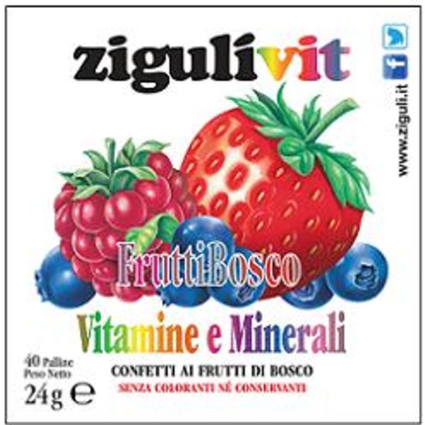 Ziguli Vit Fruttibosco 40 Confetti-image