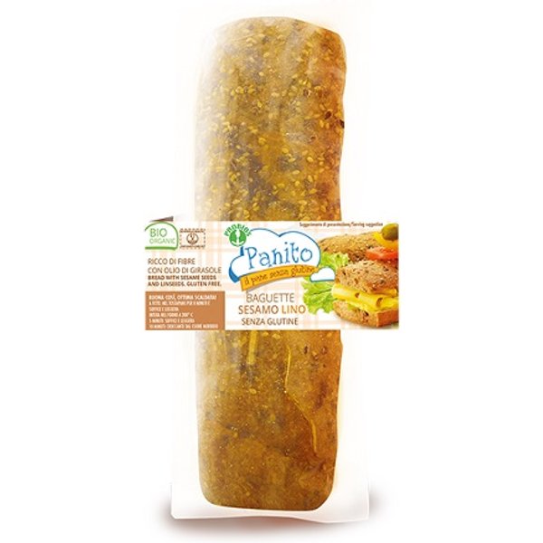 Panito Baguette Con Semi Di Sesamo E Lino 180 G-image