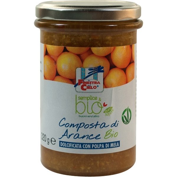Composta Di Arance Con Polpa Di Mela Bio 320 G-image