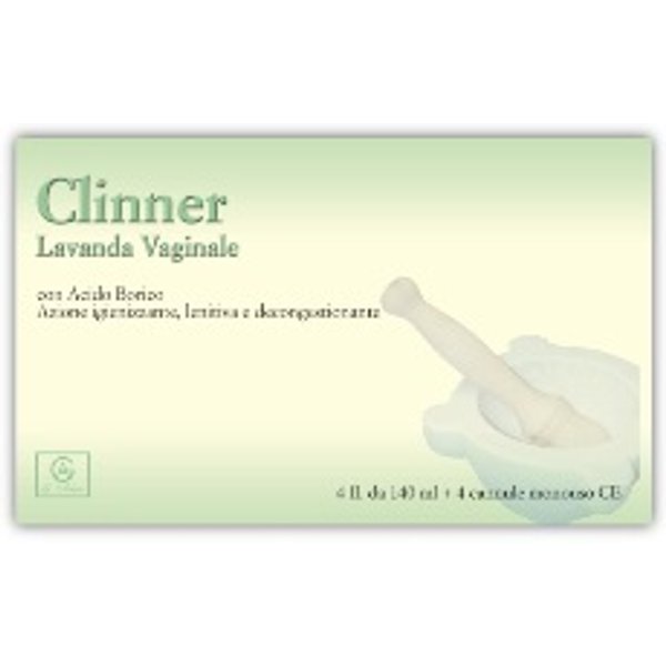 Clinner Lavanda Vaginale 4 Flaconi 140 Ml + 4 Cannule Vaginali Monouso In Blister-image