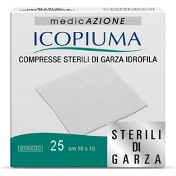 Garza Compressa Idrofila Icopiuma 10X10Cm 25 Pezzi-image