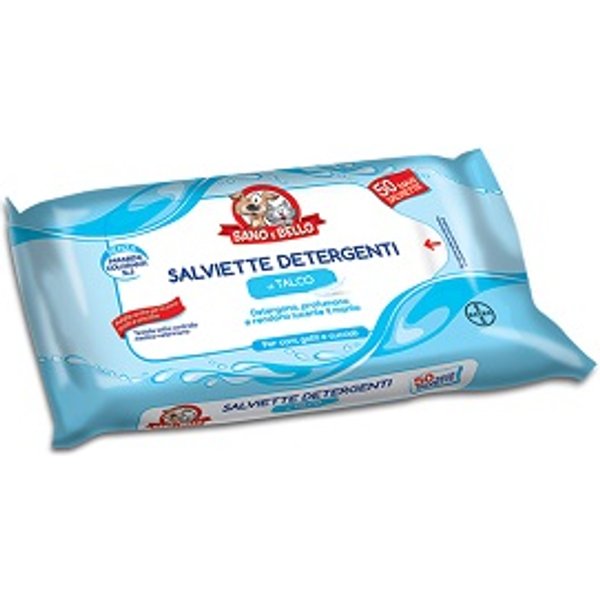 sano e bello Salviette Detergenti Talco 50 Pezzi-image