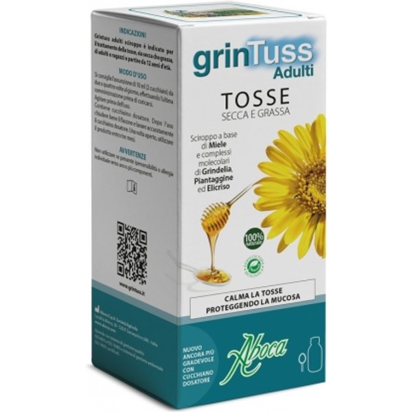 Aboca Grintuss Adulti Tosse Secca E Grassa 180 Gr-image