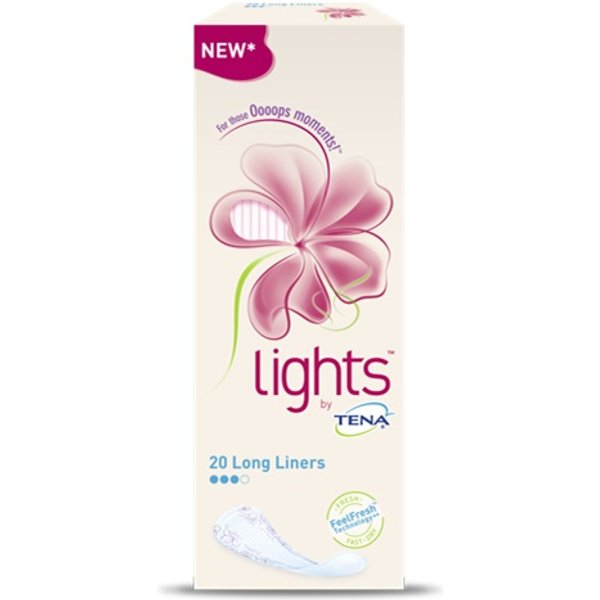 Salvaslip Lungo Lights By Tena Long 20 Pezzi-image