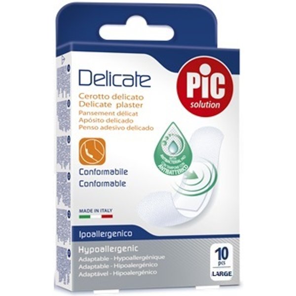 Cerotto Pic Delicate 25X72 Mm Antibatterico 10 Pezzi-image