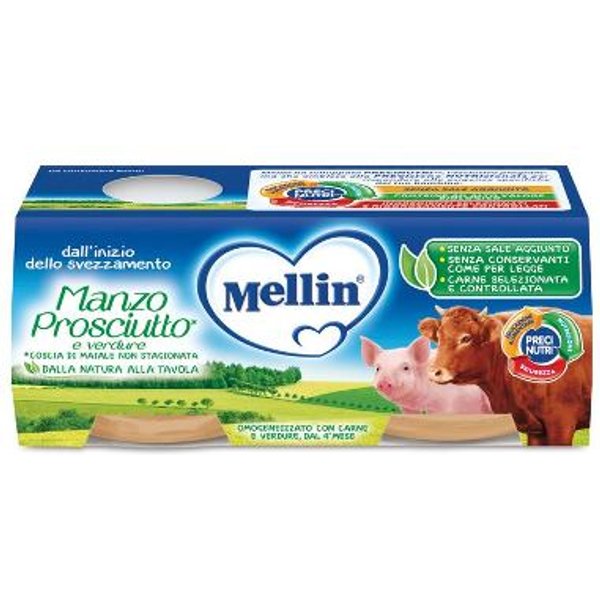 Mellin Omogeneizzato Manzo Prosciutto Con Verdure-image