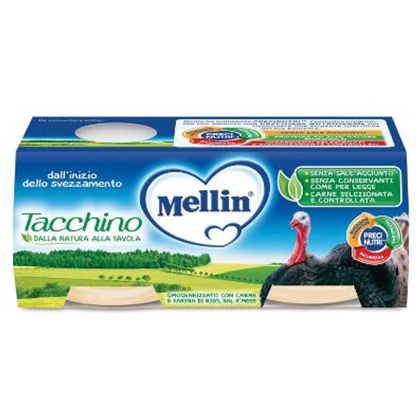 Mellin Omogeneizzato Tacchino 2 X 80 G-image