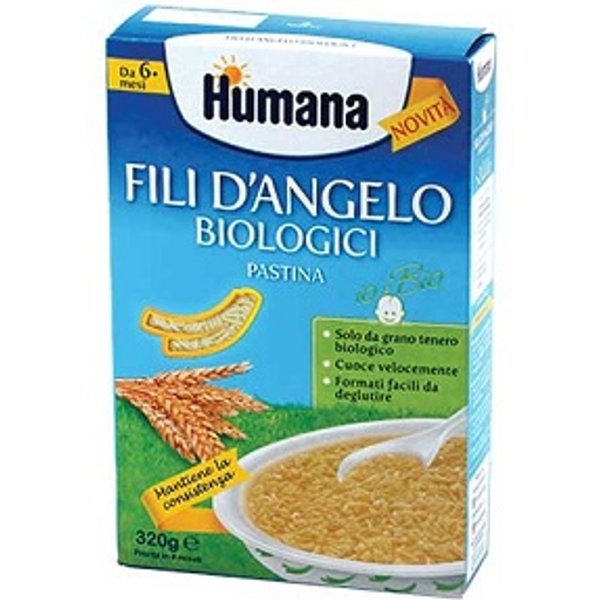 Humana Fili D'angelo Pastina Biologica 320 G-image