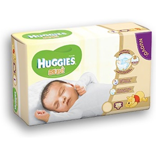 Pannolino Huggies Extra Care Bebe' Base 1 28 Pezzi-image