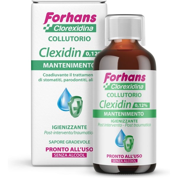 Forhans Collutorio Con Clorexidina 0,12 Clexidin Senza Alcool 200 Ml-image