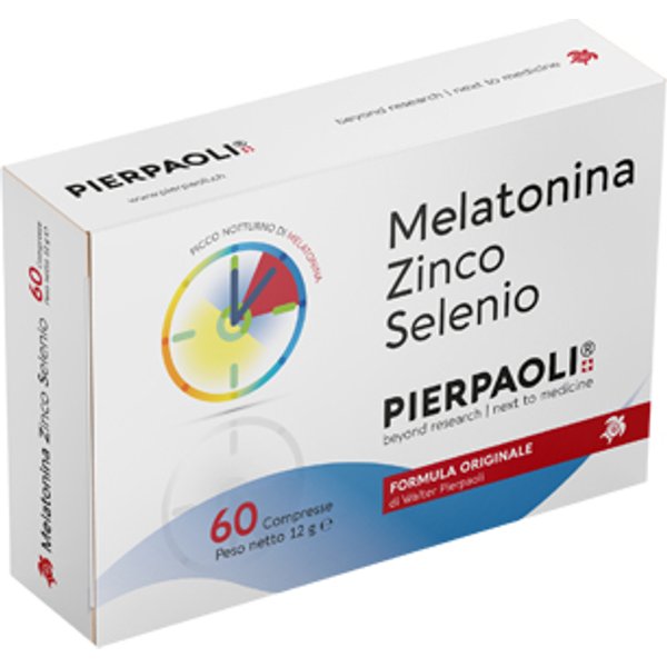 Melatonina Zinco Selenio 60 Compresse Pierpaoli-image
