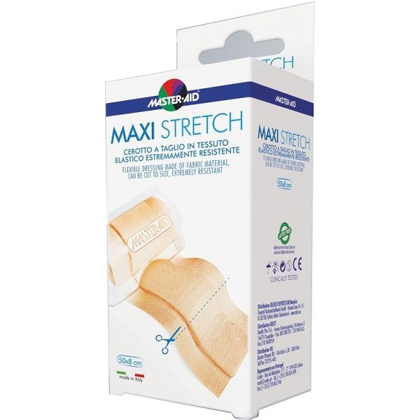 Master-Aid Stretch Cerotto A Taglio In Tessuto Elastico Resistente 50 X 8 Cm-image