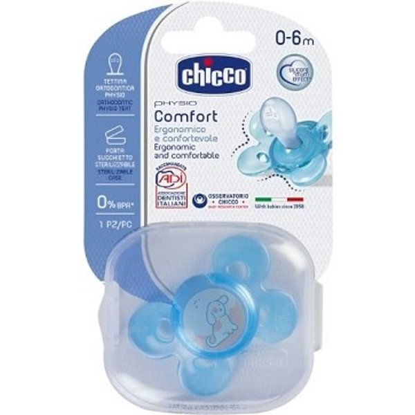 Chicco Succhietto Comfort Boy In Silicone 0-6 Mesi 1 Pezzo-image