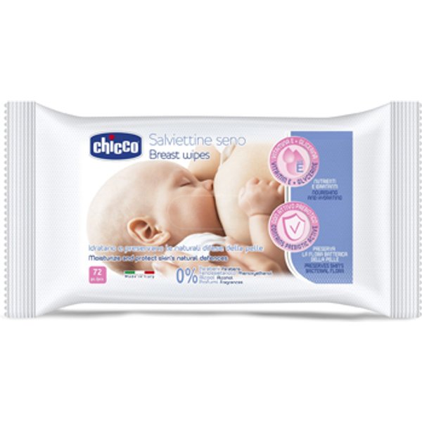Chicco Salviette Detergenti Per Il Seno 72 Pezzi-image
