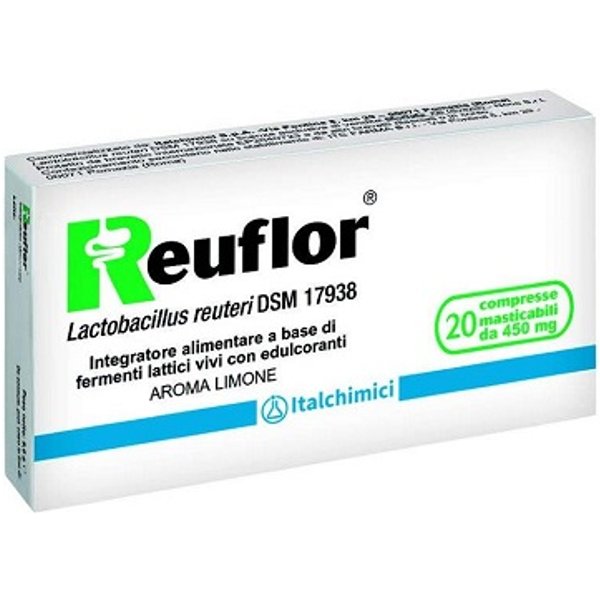 Reuflor 20 Compresse Masticabili Aroma Limone-image