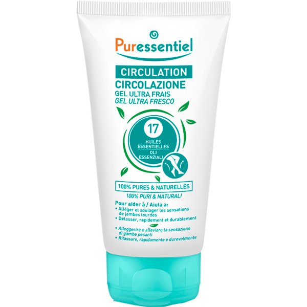 Puressentiel Gel Ultra Fresco Circolazione 17 Oli Essenziali 125 Ml-image