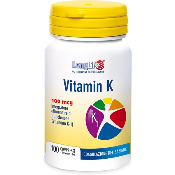 Longlife Vitamin K 100Mcg 100 Compresse-image