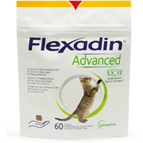 Flexadin Advanced Gatto Tutte Le Taglie Busta Da 60 Tavolette Appetibili Masticabili-image