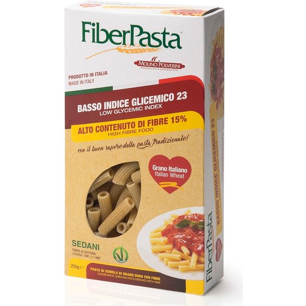 Fiberpasta Sedani Basso Indice Glicemico 250 G-image