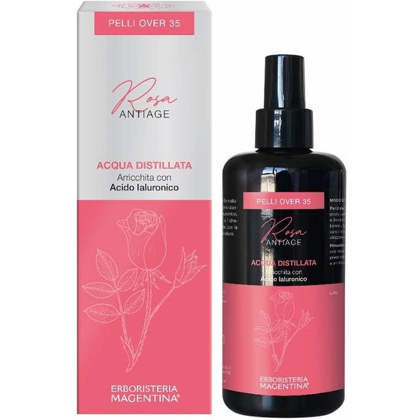 Acqua Distillata Arricchita Rosa Antiage Pelli Over 35 200 Ml-image