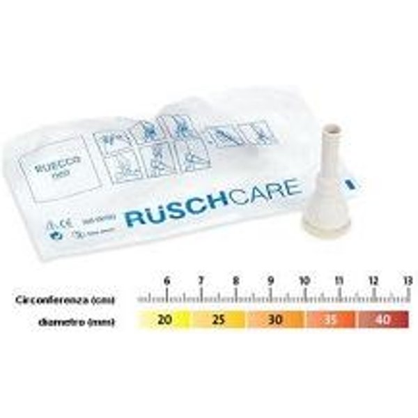 Catetere Esterno Ruecco Tipo Condom In Lattice Sintetico Wirupren Con Sistema Di Raccordo 30Mm 30 Pezzi-image