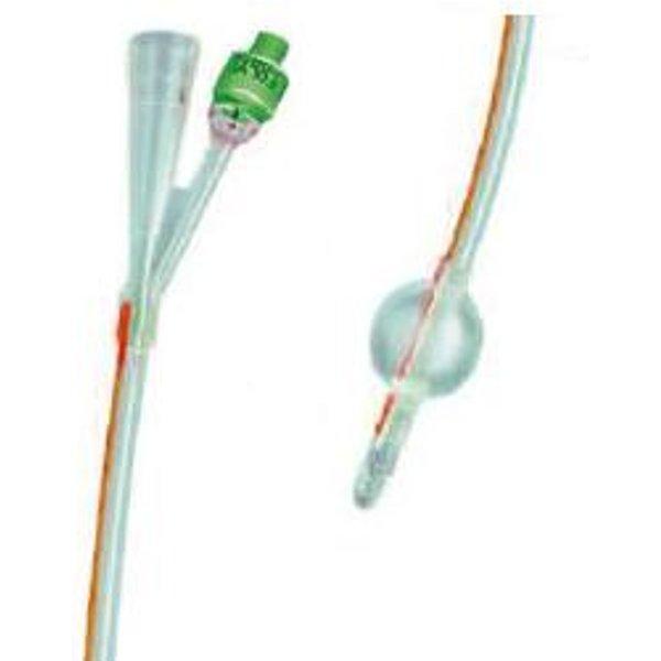 Catetere Foley In Silicone Trasparente A 2 Vie Con Palloncino 5-10Ml Diametro Ch20 6,66Mm Lunghezza 40Cm-image