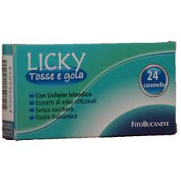 Licky Caramelle Adulti Per Tosse E Gola Senza Zucchero 70 G-image