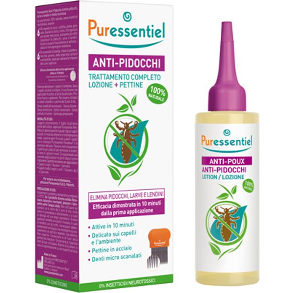 Lozione Antipidocchi 100 Ml + Pettine Puressentiel-image