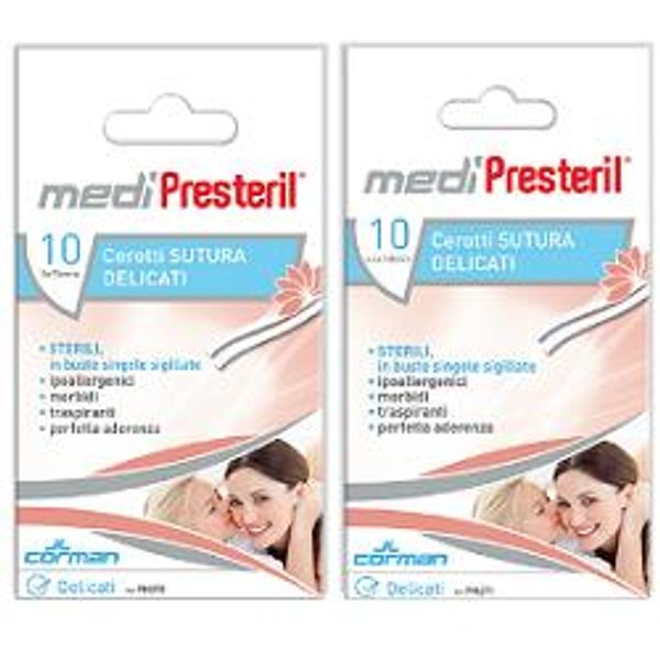 Cerotto Per Sutura Medipresteril Delicato Tnt 3X75Mm 10 Pezzi-image