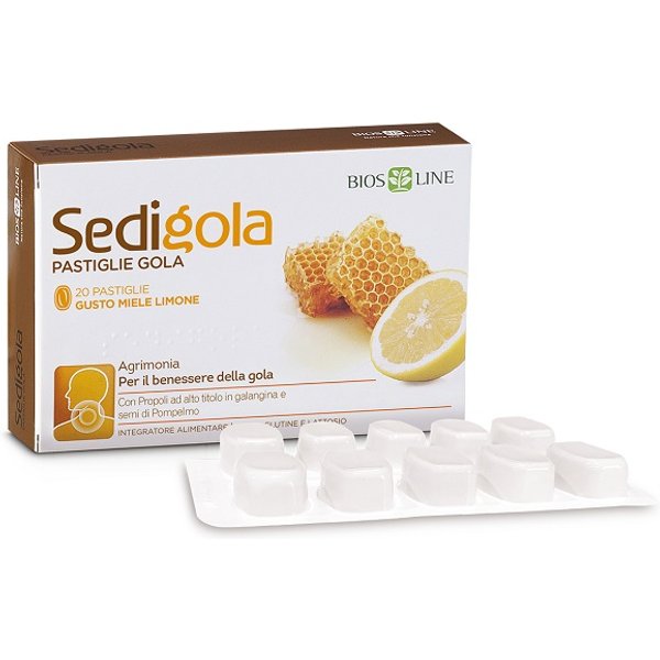 Apix Sedigola Miele Limone 20 Pastiglie-image