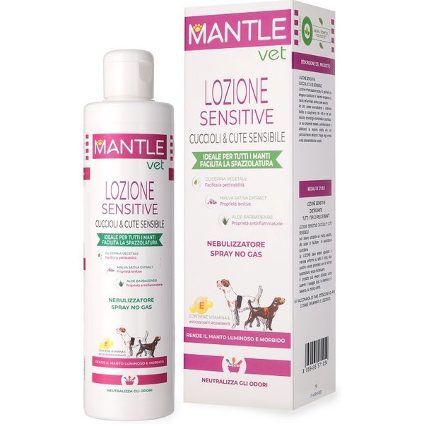 Mantle Vet Lozione Cuccioli E Cute Sensibile 250 Ml-image